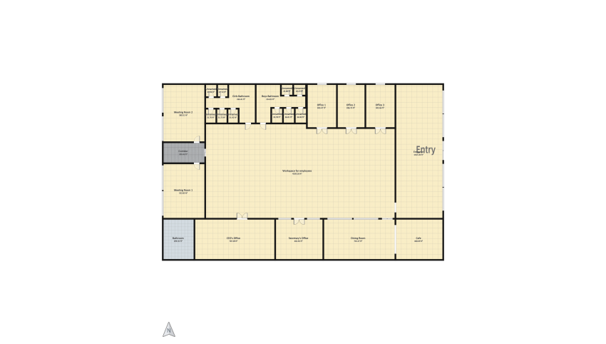 Abina's Office floor plan 1083.16
