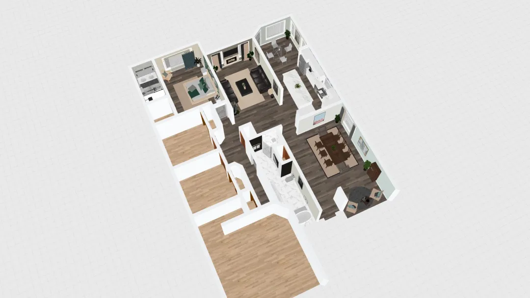 Home Renovation Project Exemplar 3d design renderings