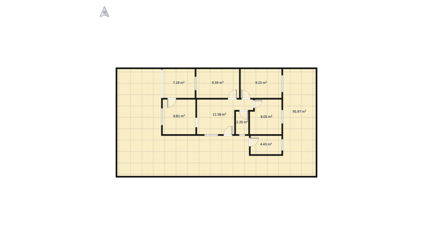 Copy of com escada e telhado floor plan 167.48
