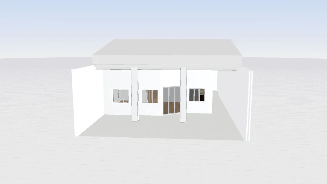 Copy of com escada e telhado 3d design renderings