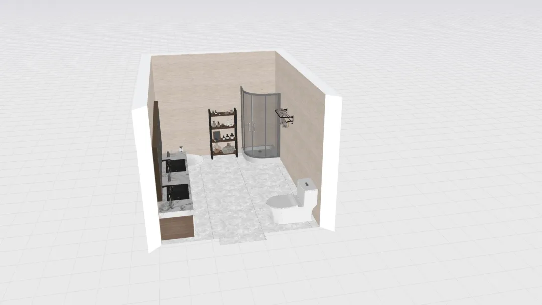Shera's Bathroom 3d design renderings