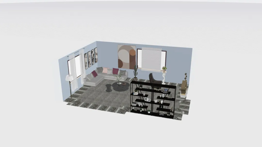 Kevin Guy -Living Room is complete!!_copy 3d design renderings