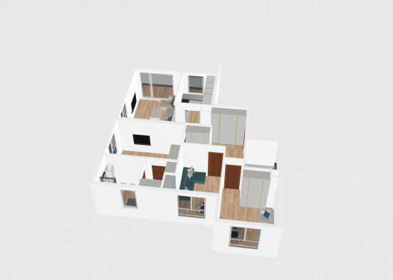 Mieszkanie Ronson D105 - po konsultacjach Design Rendering