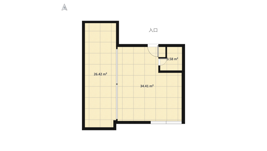 Minimalist Interior Design floor plan 70.65