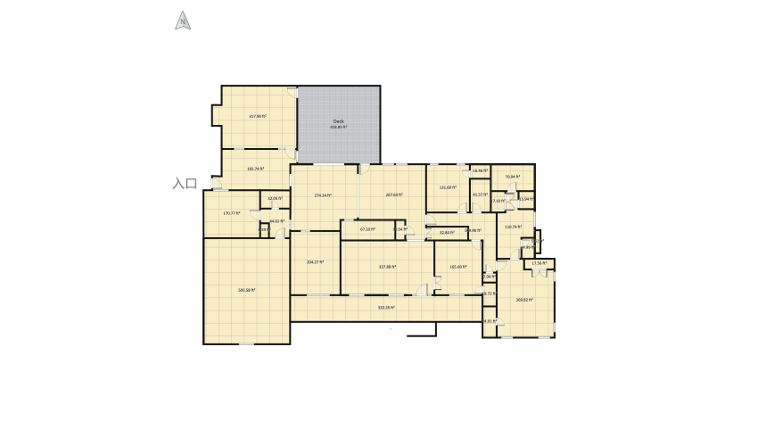 WDJ 2 extend kitchen MBR 5-22-23 floor plan 387.56