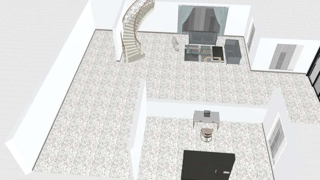 Jackson luxery hotel 3d design renderings