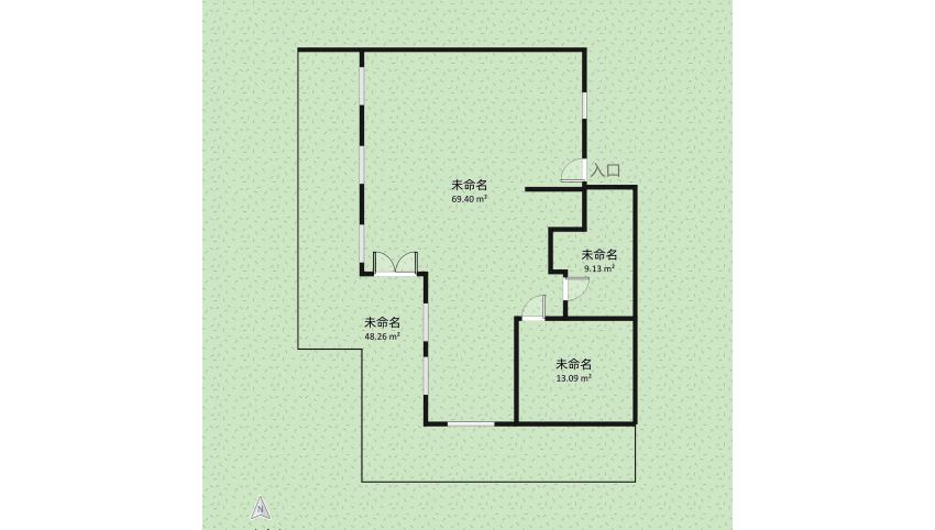 Neoclasic Living Room & Pantry for Family floor plan 812.45
