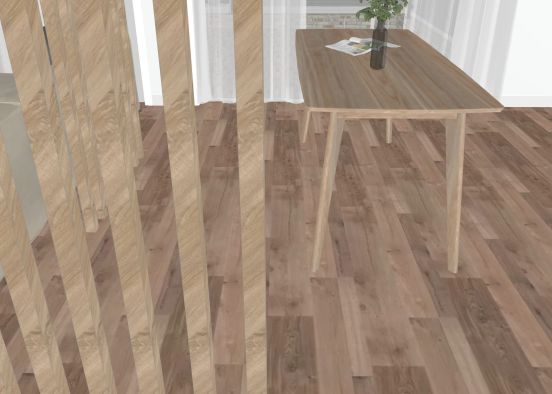 Copy of Room 4 - Natural Wood Tones Design Rendering