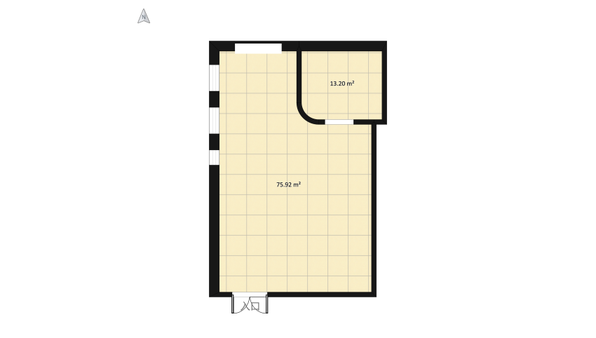 The Empty Room Contest - Headquarters with wine tasting floor plan 93.39