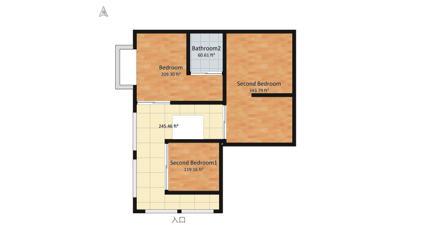 Riba's Trap House floor plan 332.48