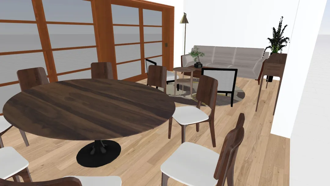 Mobiliario Planta 3d design renderings