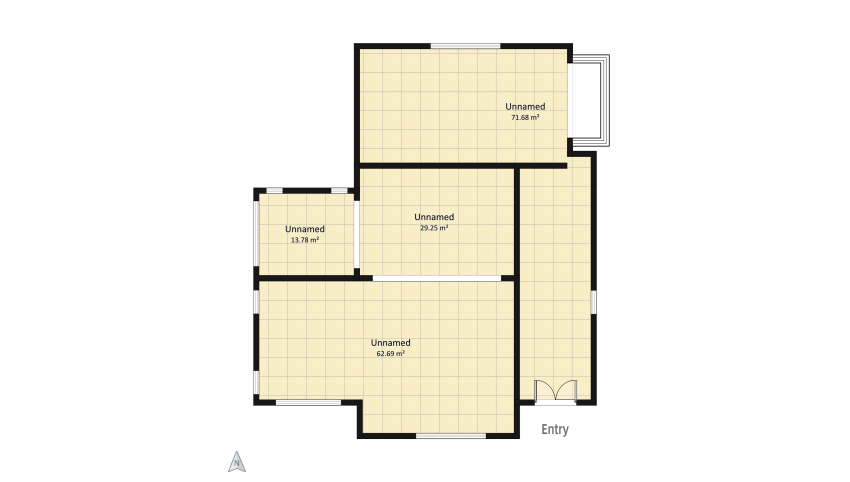 Project: Bauhaus Style floor plan 277.63