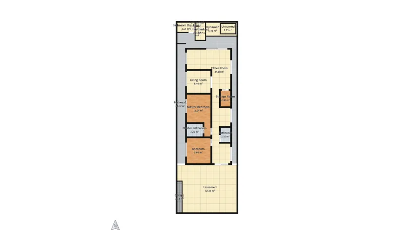 Casa 180m² floor plan 165.09