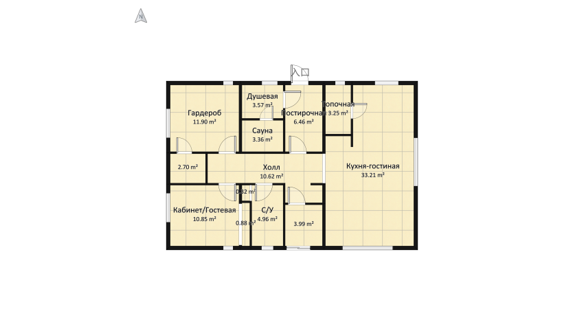H_1F_12.8x8.6 floor plan 104.59