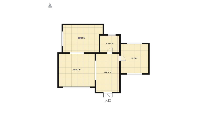 Casa iniciante floor plan 245.26