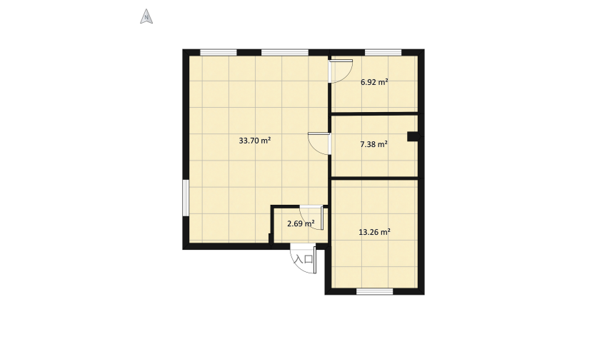 Copy of L5 Gosia_Tatko floor plan 70.56