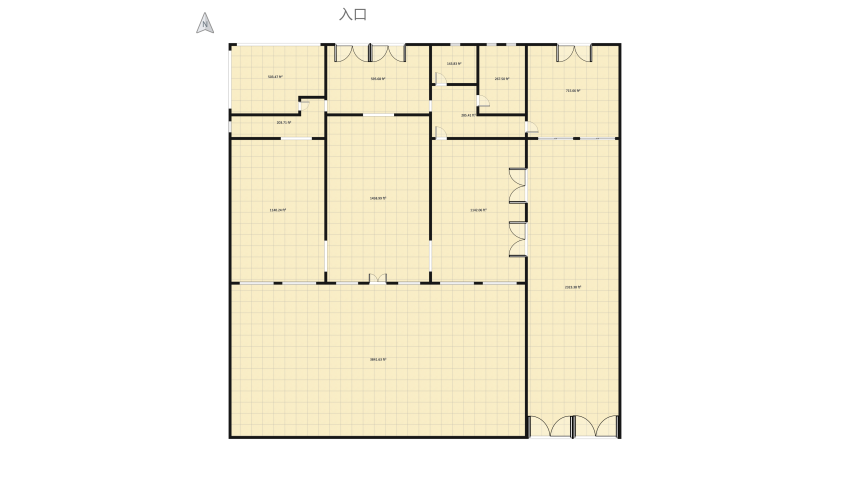 mansión floor plan 1717.89