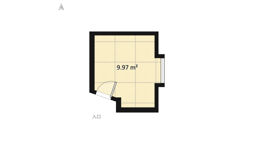 Chambre parentale floor plan 11.36