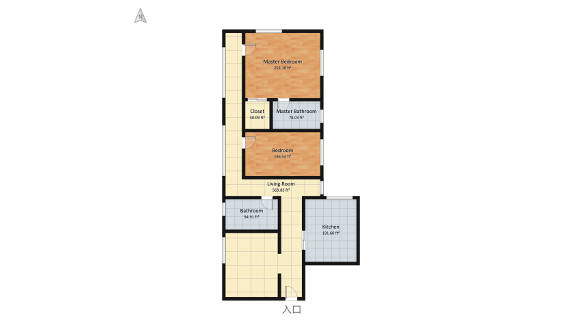City Family Apartment floor plan 158.63