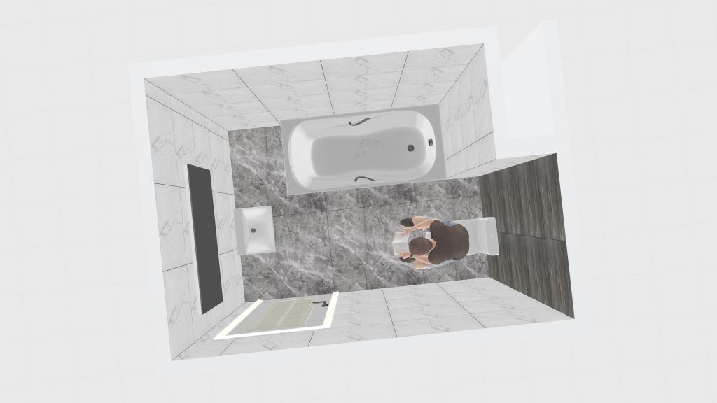 Mona Bathroom Option 1 3d design renderings