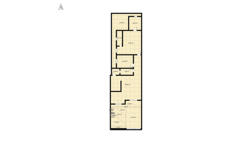 Casa Sah e Nando floor plan 195.28