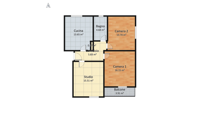 Casetta - Copy floor plan 80.82