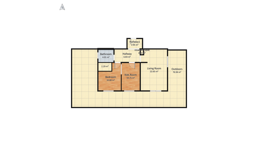 Vitaly Kids room option 2- 06.2021 floor plan 148.47