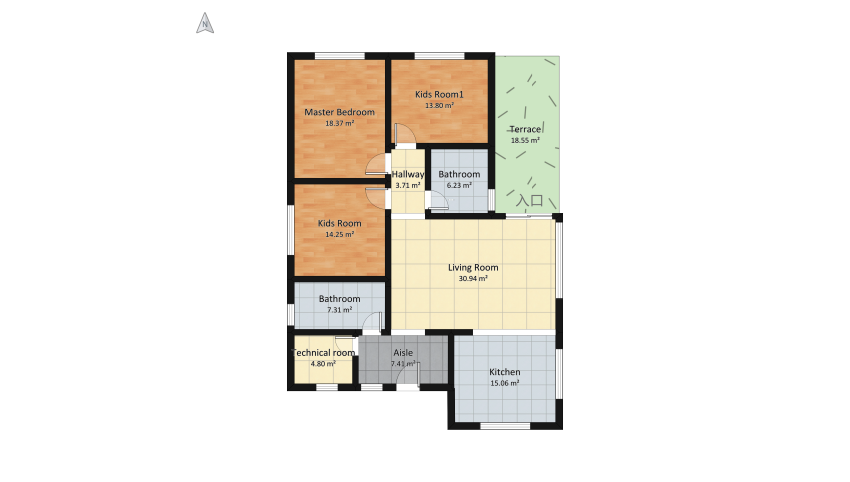 Proiect casa V20 V10 floor plan 159.22