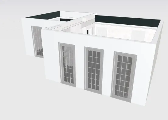 # Room 1- Classic Black and White Визуализация дизайна
