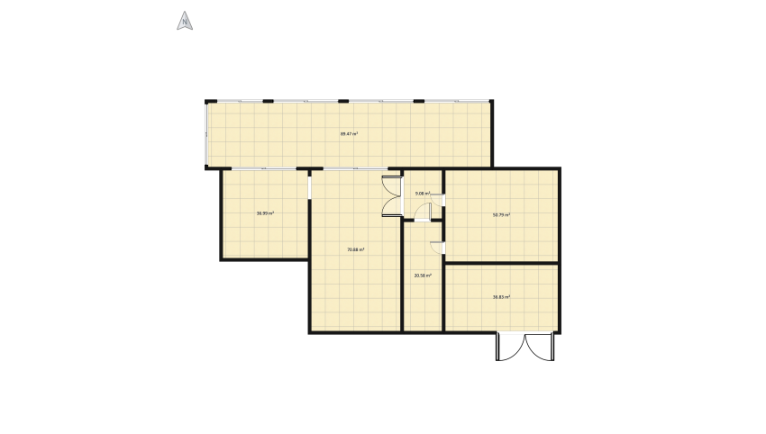 Modern Home floor plan 1353.65