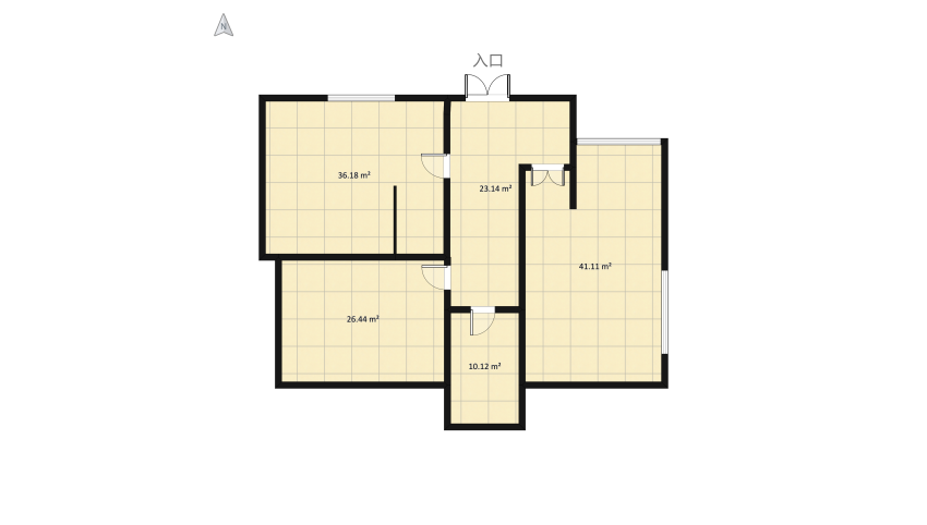 Apartment floor plan 141.39