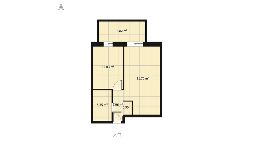 【System Auto-save】Untitled_copy floor plan 58.93