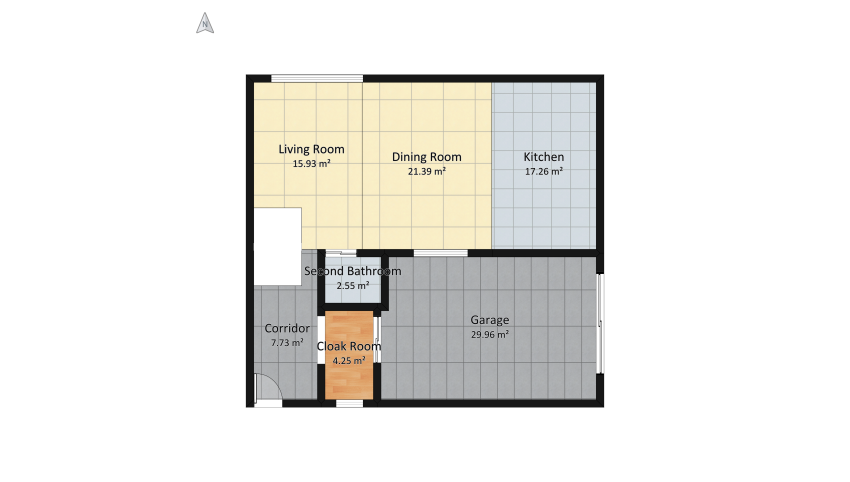 Unifamiliar floor plan 394.19