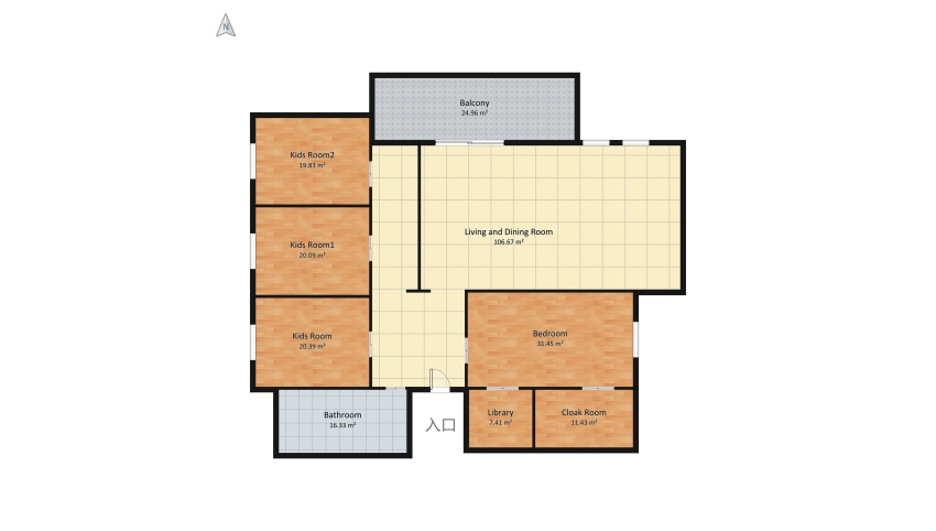 #Japaneese apartment floor plan 277.06