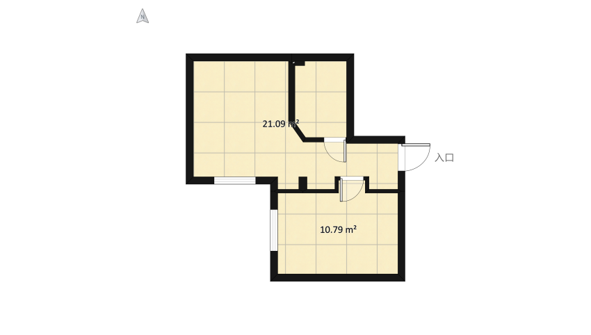 7S Flat floor plan 36.62