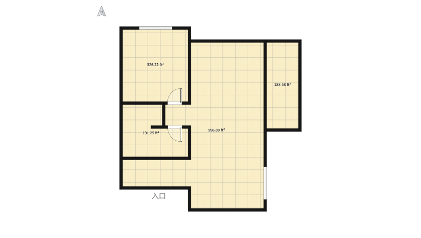 City apartament floor plan 172.17