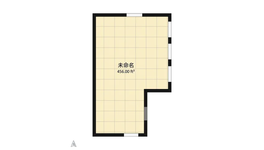 Artists in Residence Space floor plan 68.6