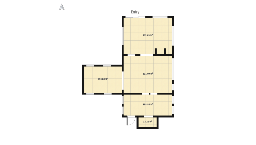 Casa de barro floor plan 109.14
