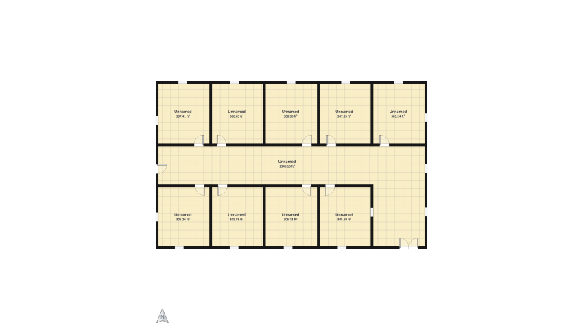 Gedung Asrama floor plan 1152.38