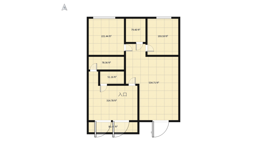 casa floor plan 300.74