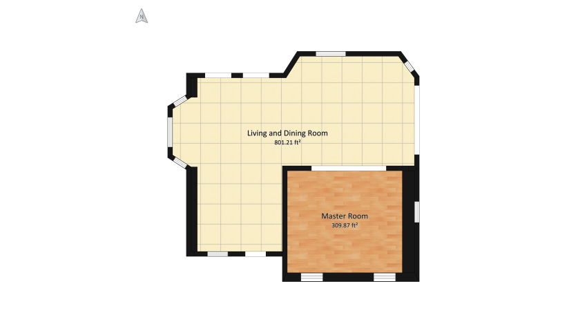 Modern Bohemian floor plan 103.23