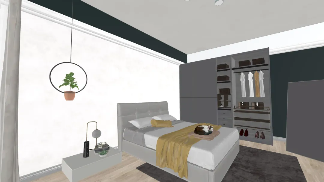 Copy of Room 1- Classic Black and White 3d design renderings