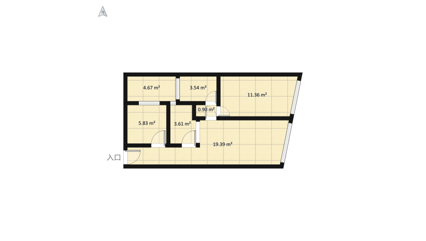 RUBEN 2ªOPCION floor plan 59.05