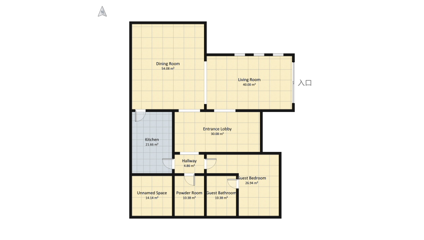 Full Villa Scandinavian Style floor plan 233.82