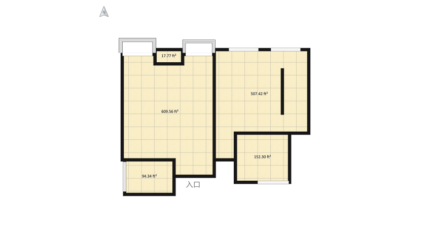 Apartamento floor plan 127.37