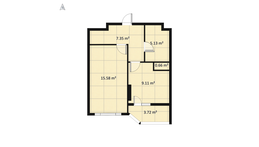 Sweet Home Loft floor plan 46.53