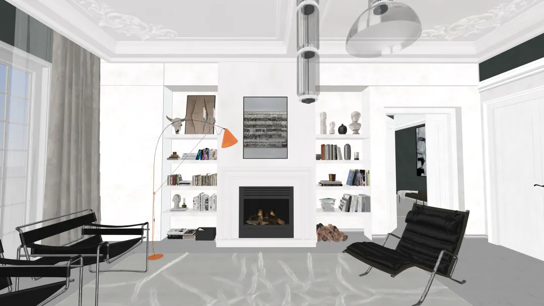 0009. Bauhaus Style Suite 3d design renderings