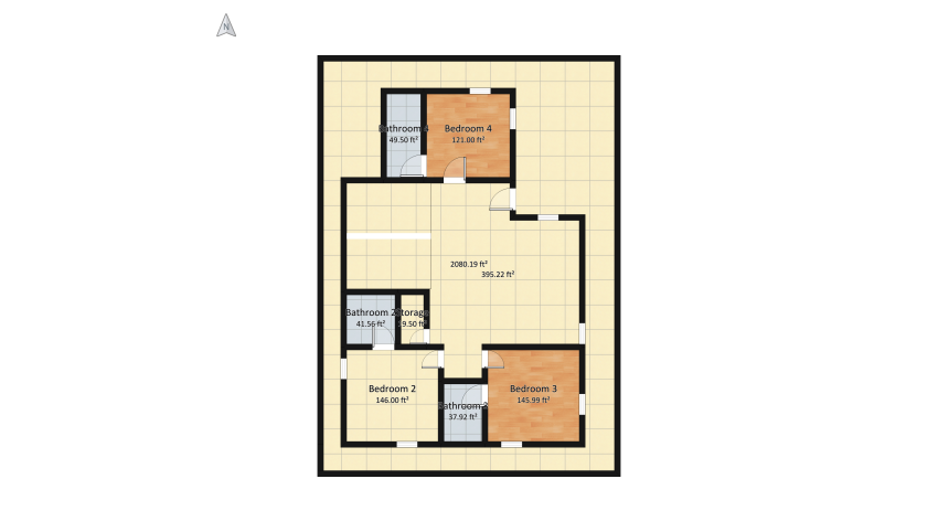 Sweet Home_v3 floor plan 873.72
