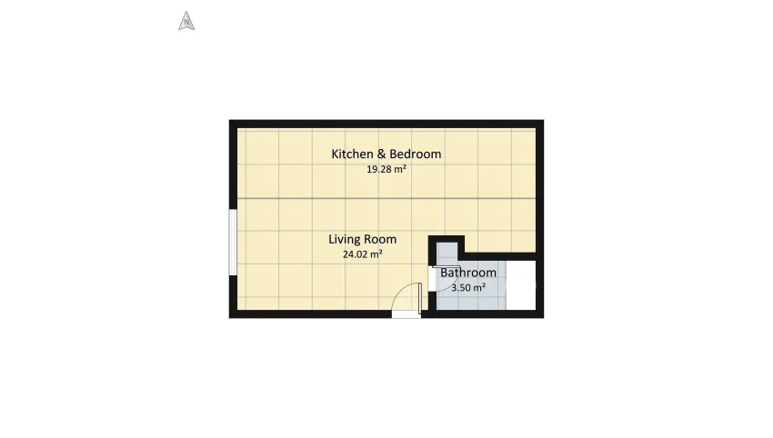 Small Apartment #2 floor plan 53.04