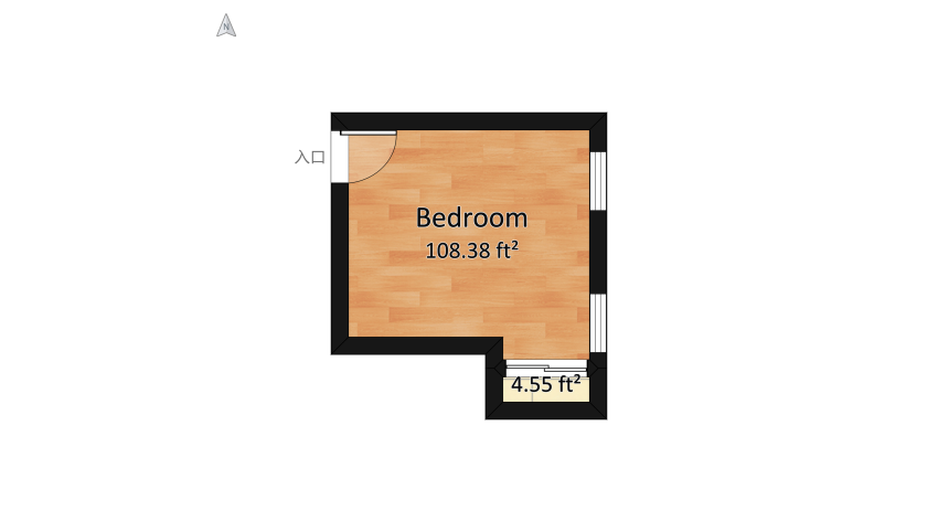 Bedroom 2021 floor plan 12.56